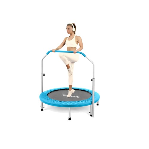 Springless exercise trampoline - springless,