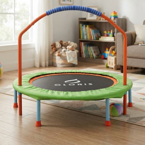 Trampoline rebounder with - 38'',